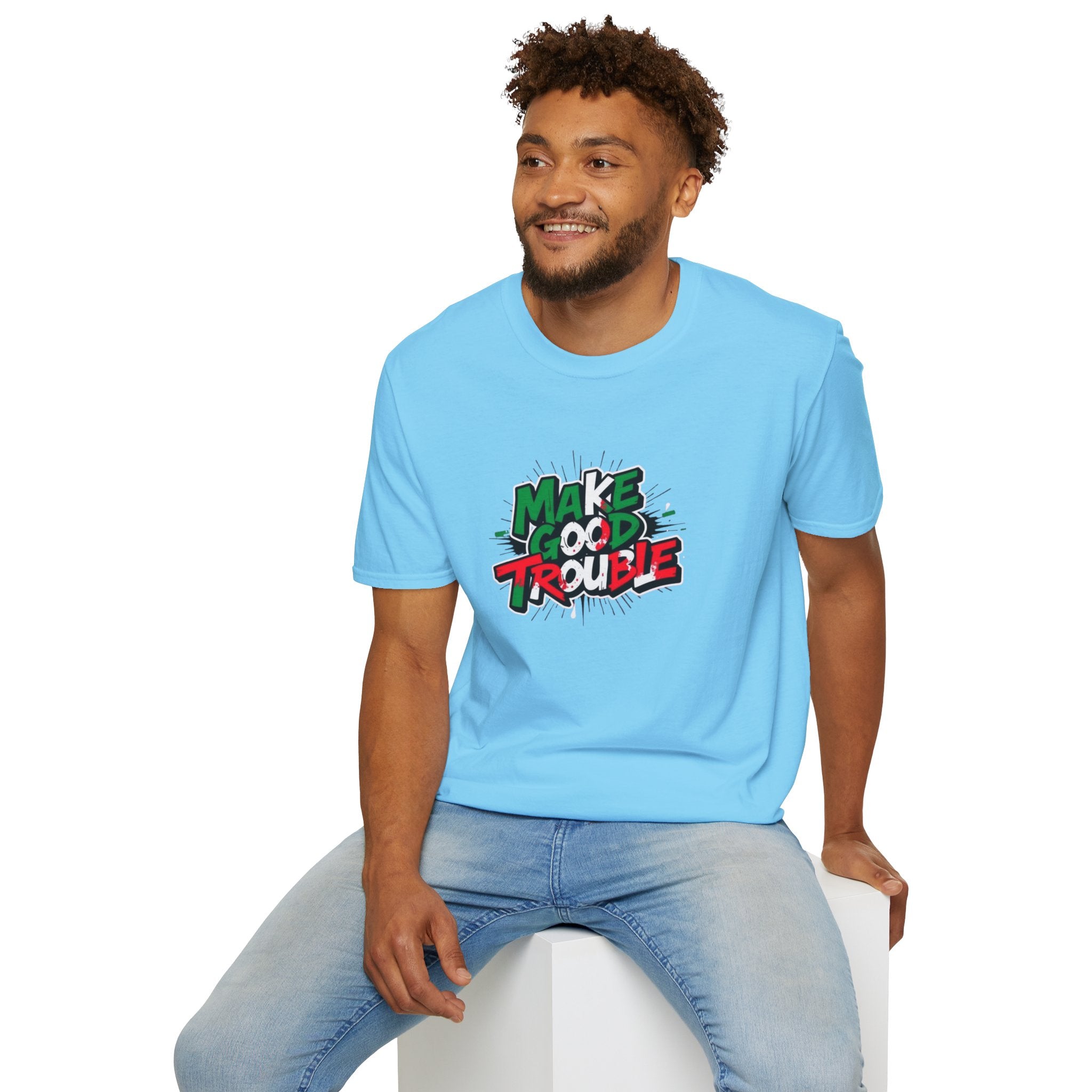 Make Good Trouble T-shirt  Fun Graphic Tee for Activists & Trendsetters