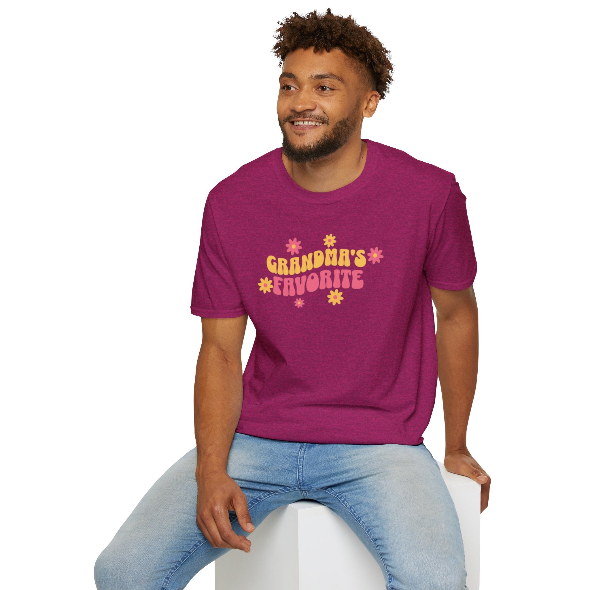 Grandma's Favorite Unisex Softstyle T-Shirt - EqualiTees.Me