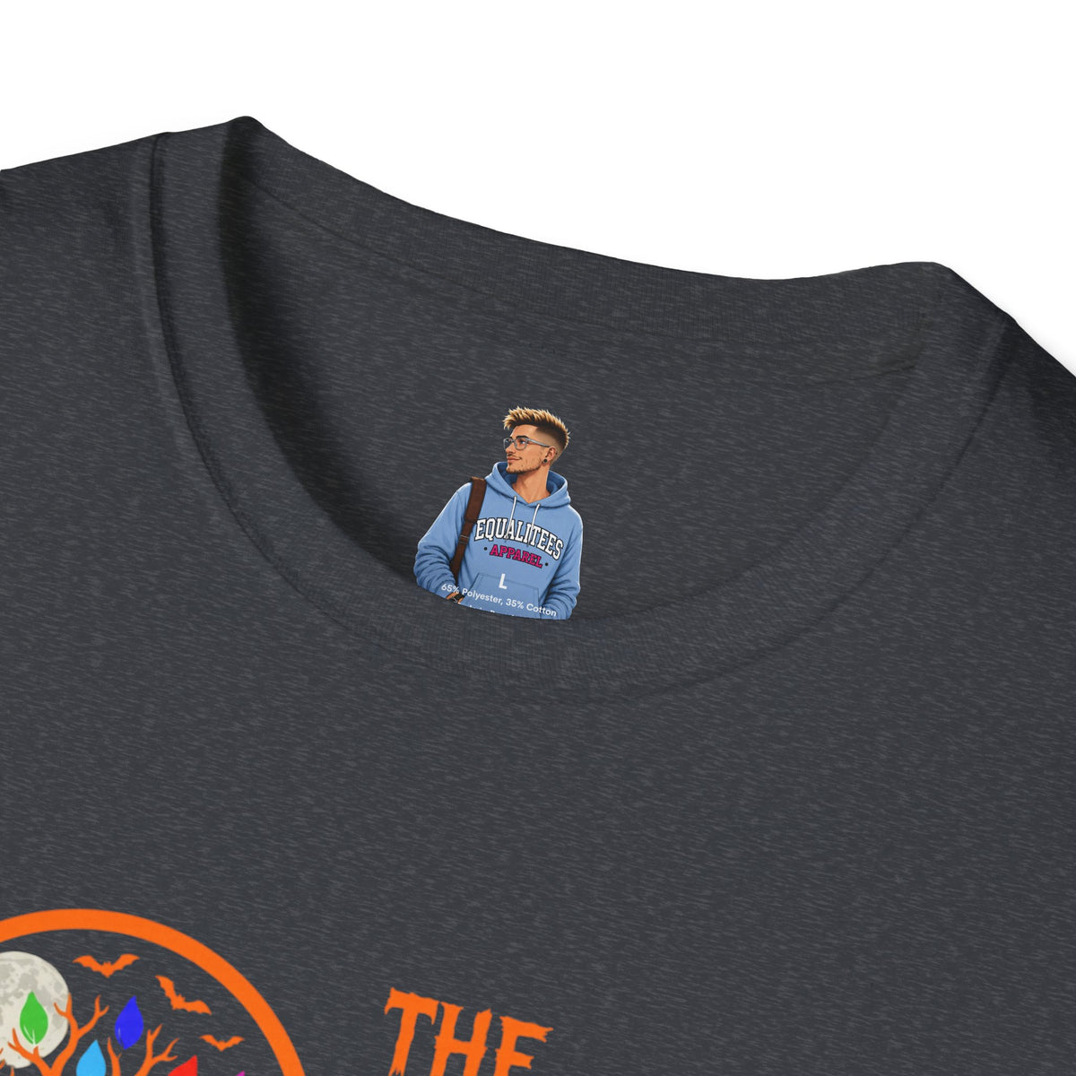 Orange Halloween Logo Pride Tree T-Shirt