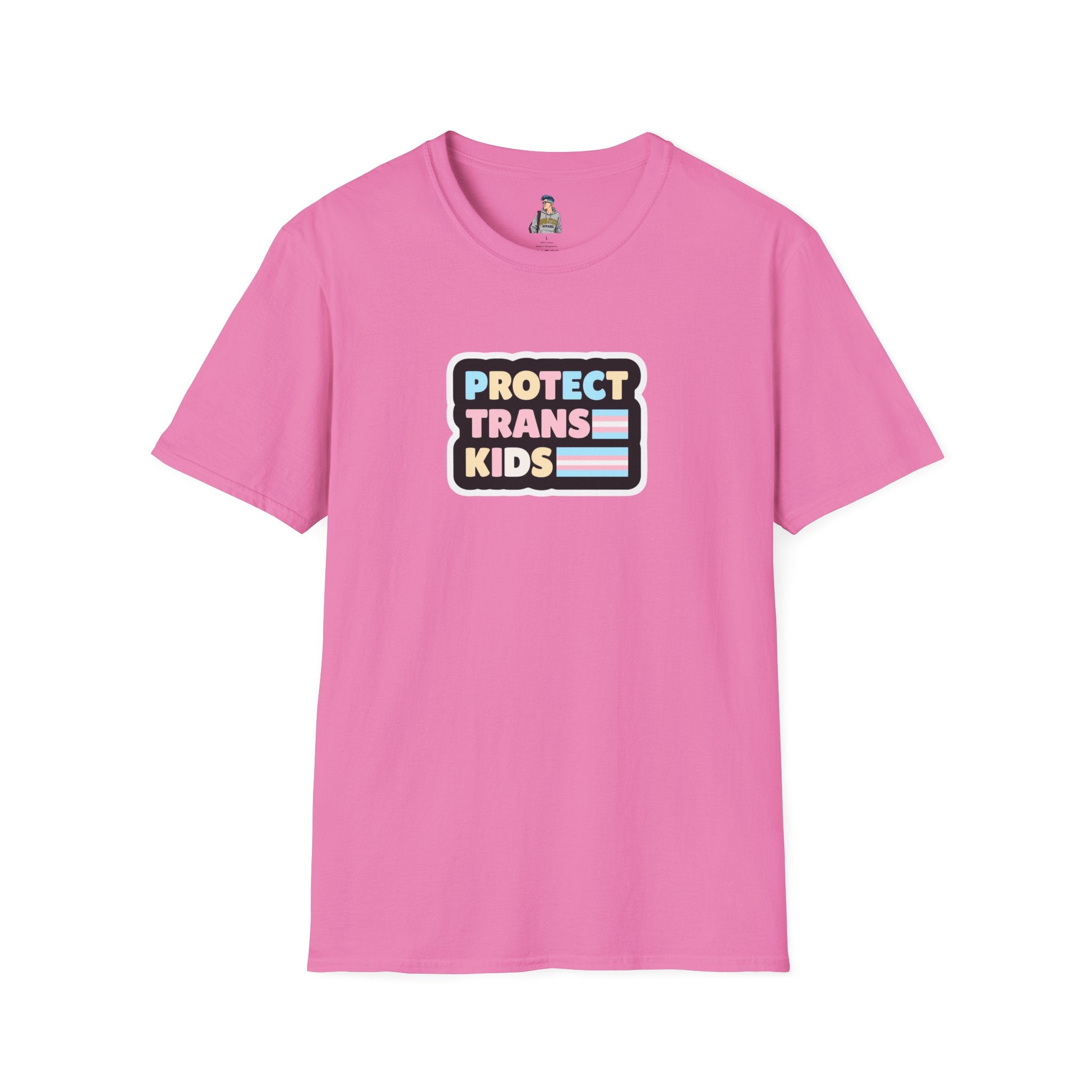 "Protect Trans Kids" Unisex Softstyle T-Shirt - Empowerment & Pride Apparel