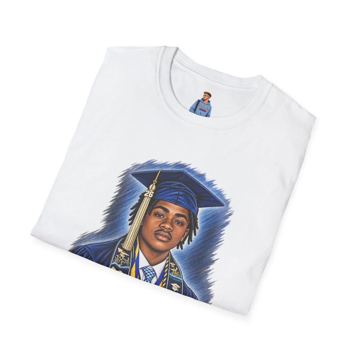 Portrait Front and Back - In Memory of Pierre Damas Bel T-Shirt