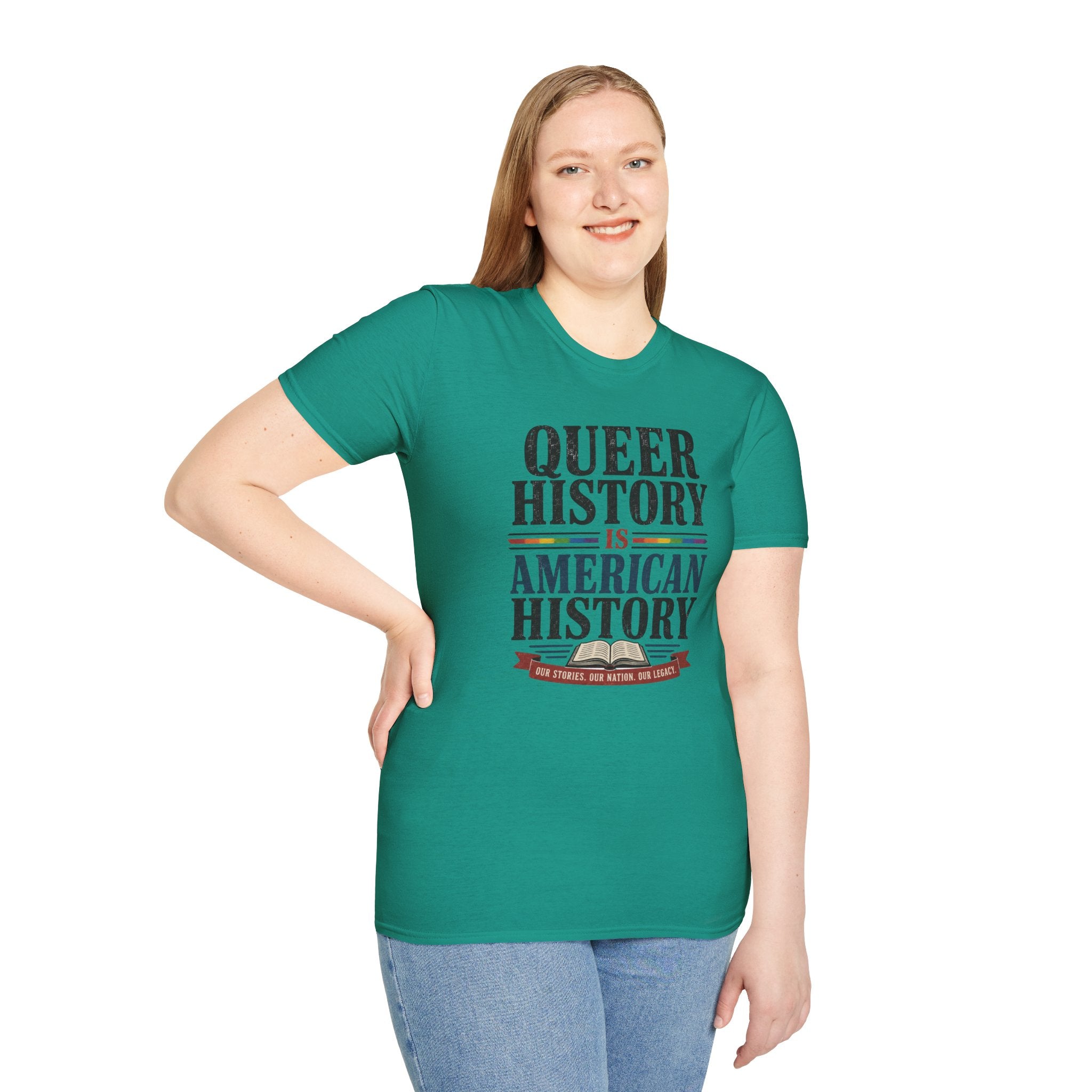 Queer History Is American — Graphic T-Shirt