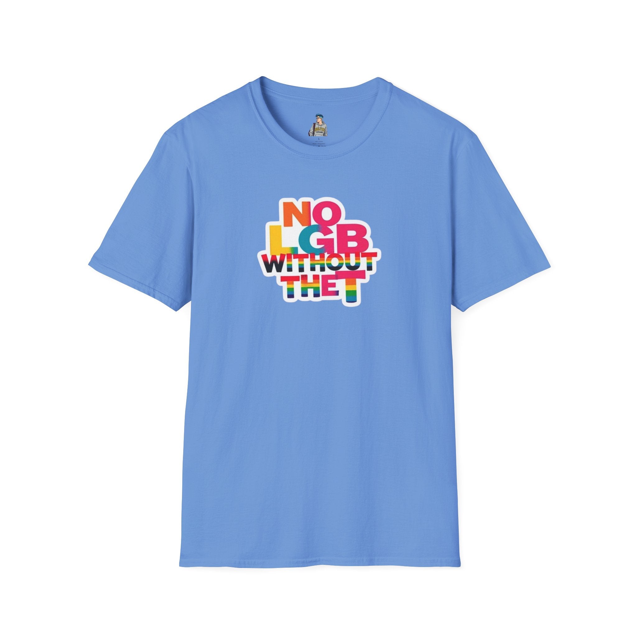 Unisex Softstyle T-Shirt - Trans Visibility No LGB Without the T Statement Tee