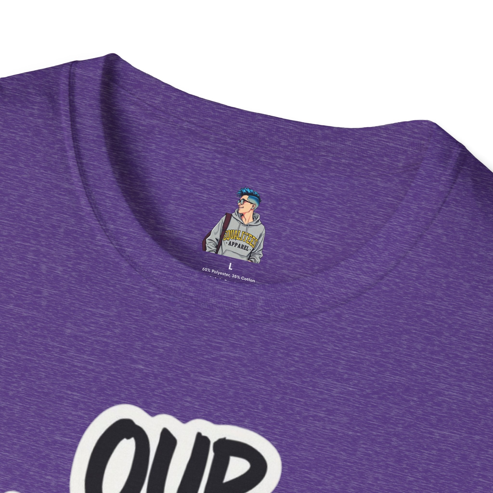Our Existence is Resistance Trans Pride Unisex Softstyle T-Shirt - Empowering Statement Tee for Activists and Advocates