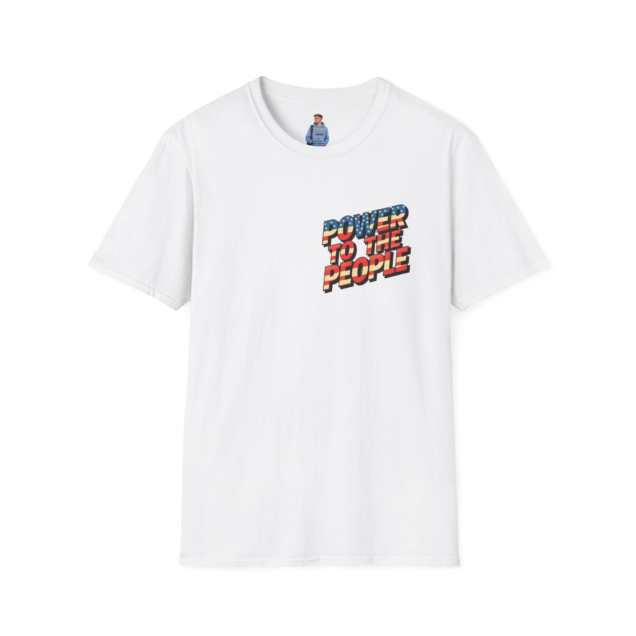 Power to the People Unisex Softstyle T-Shirt Classic Protest Tee