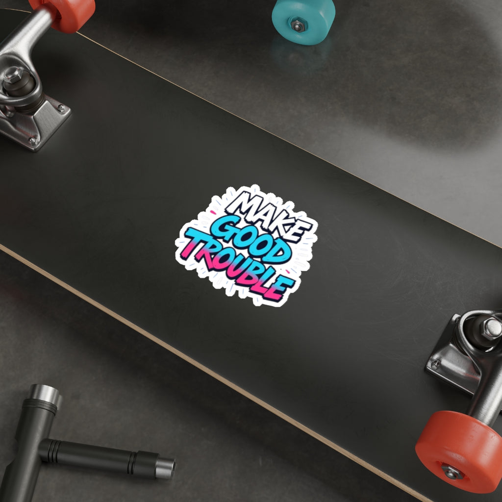 Die-Cut Stickers -  Trans Pride Colors