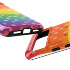Rainbow Polka-Dot Tough Case for Android