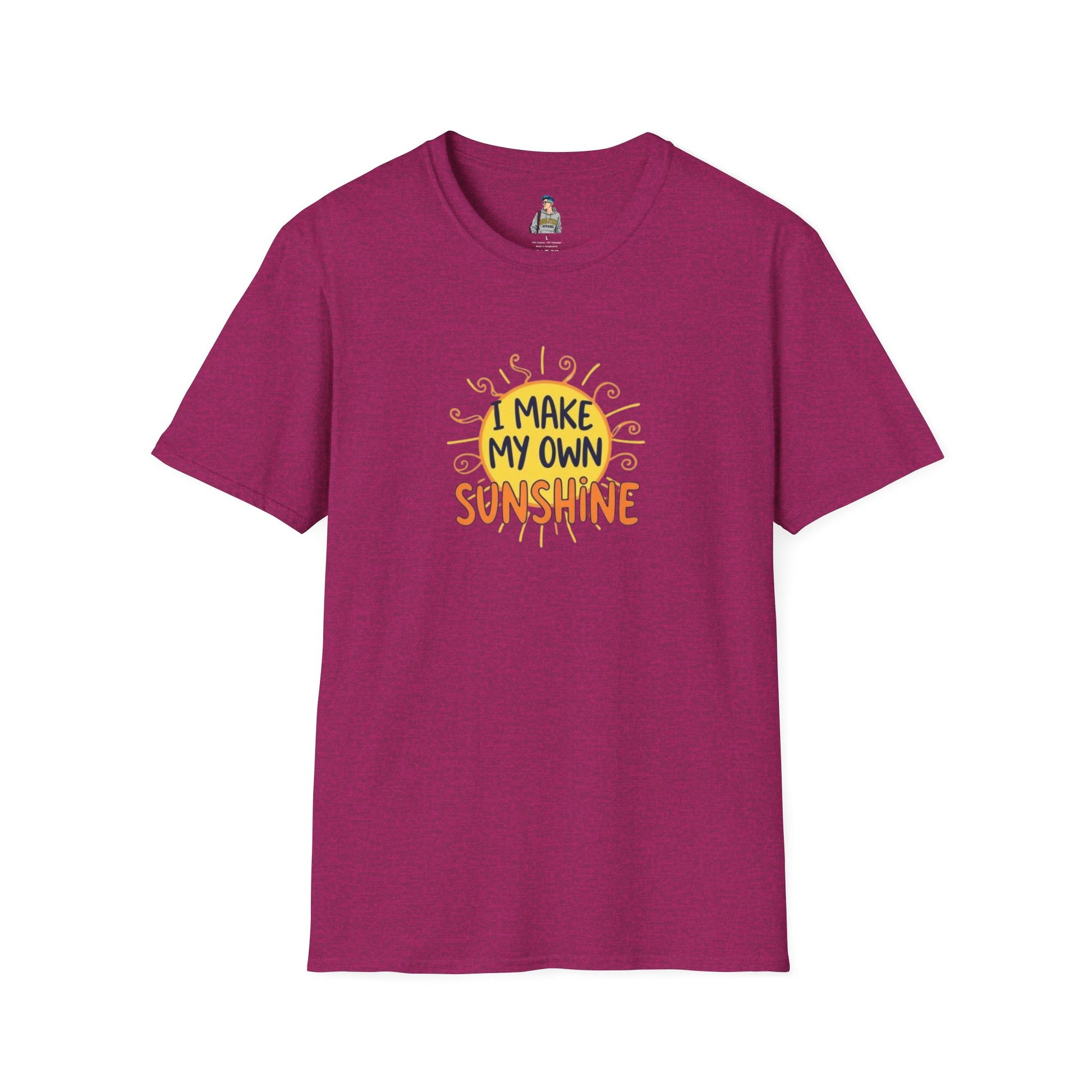 I Make My Own Sunshine Unisex Softstyle T-Shirt - Positive Vibes Apparel