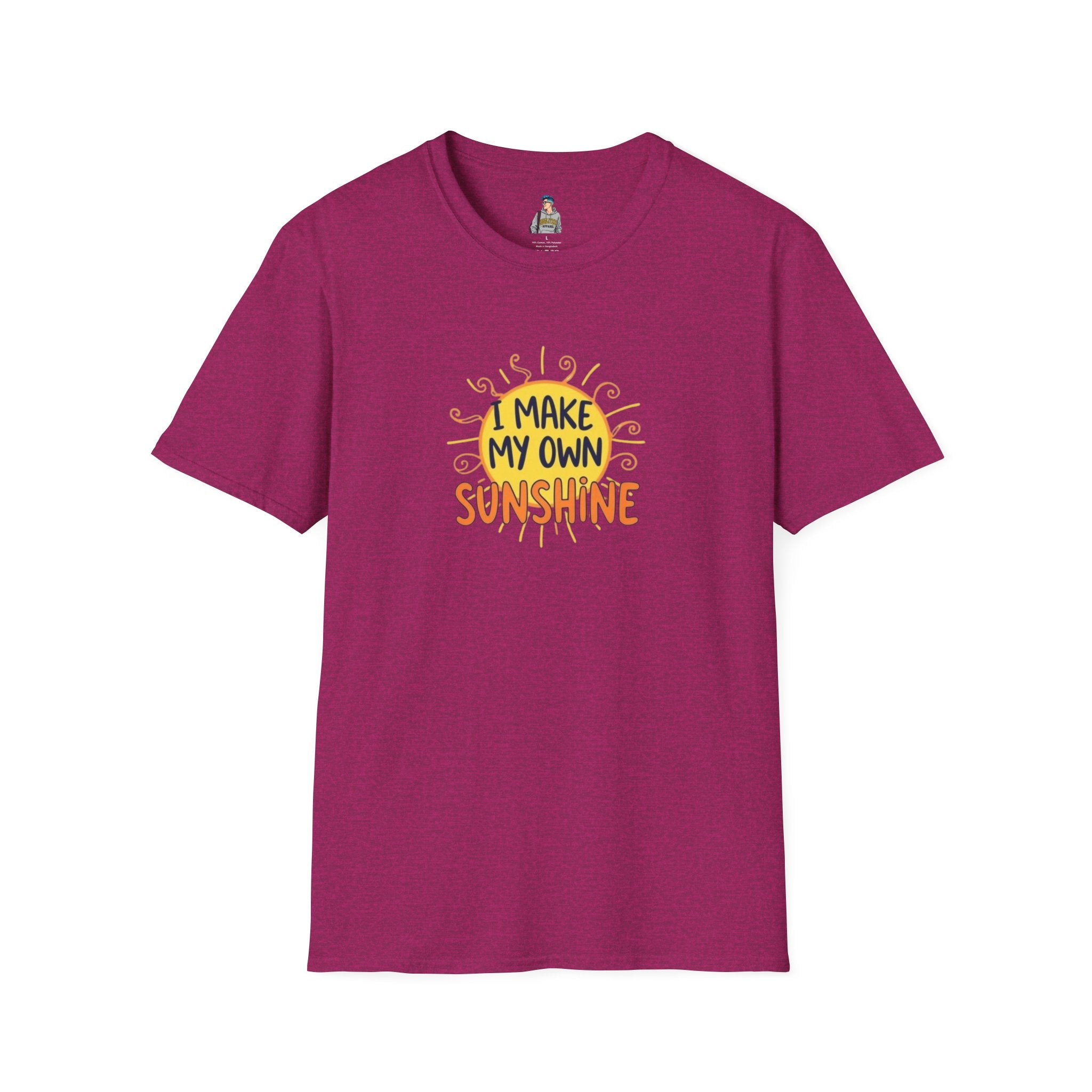 I Make My Own Sunshine Unisex Softstyle T-Shirt - Positive Vibes Apparel