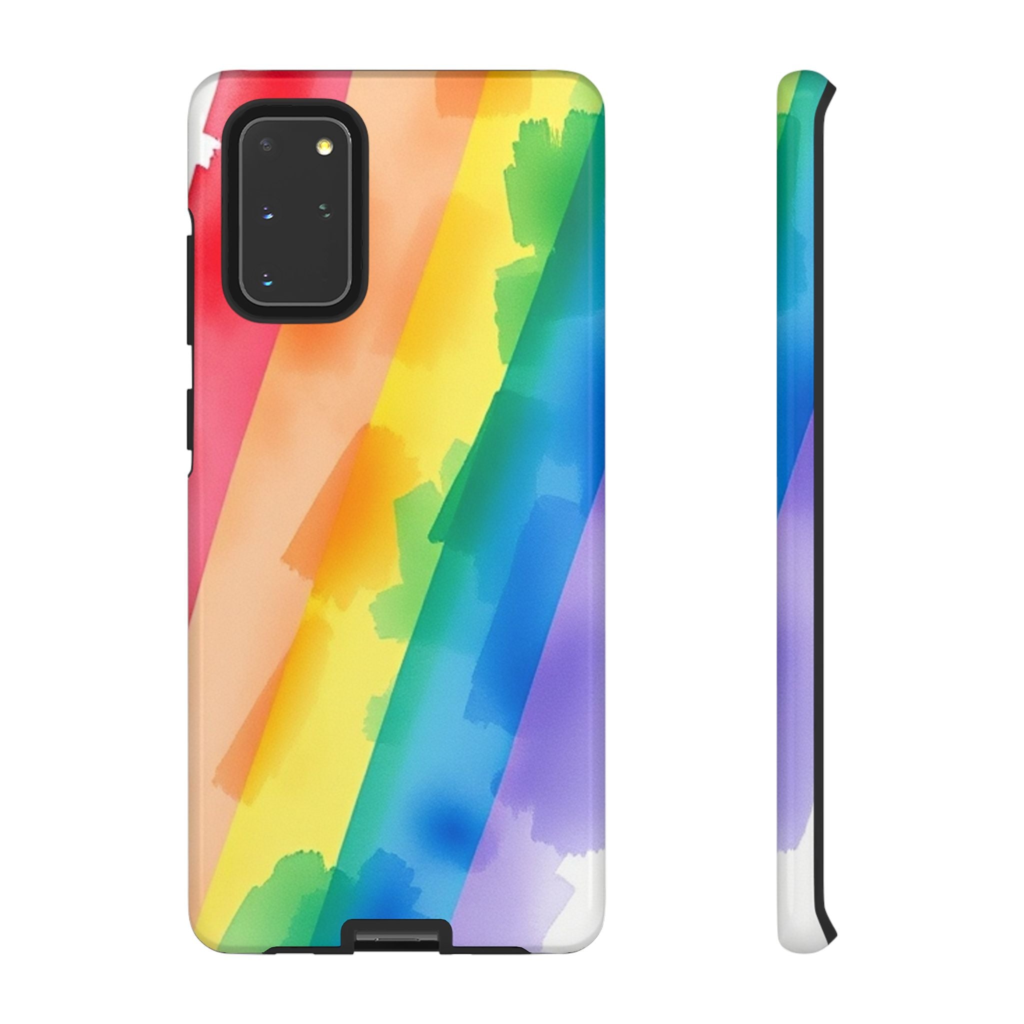 Rainbow Watercolor Art Tough Cases For Android & iPhone