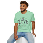 Love Is Never Wrong T-Shirt — LGBTQ+ Pride Heart Tee