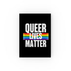 Queer Lives Matter Hard Backed Journal - Perfect for Gifts, Journaling, and Celebrations