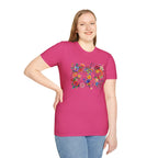 Floral 'FTP' Graphic T-Shirt