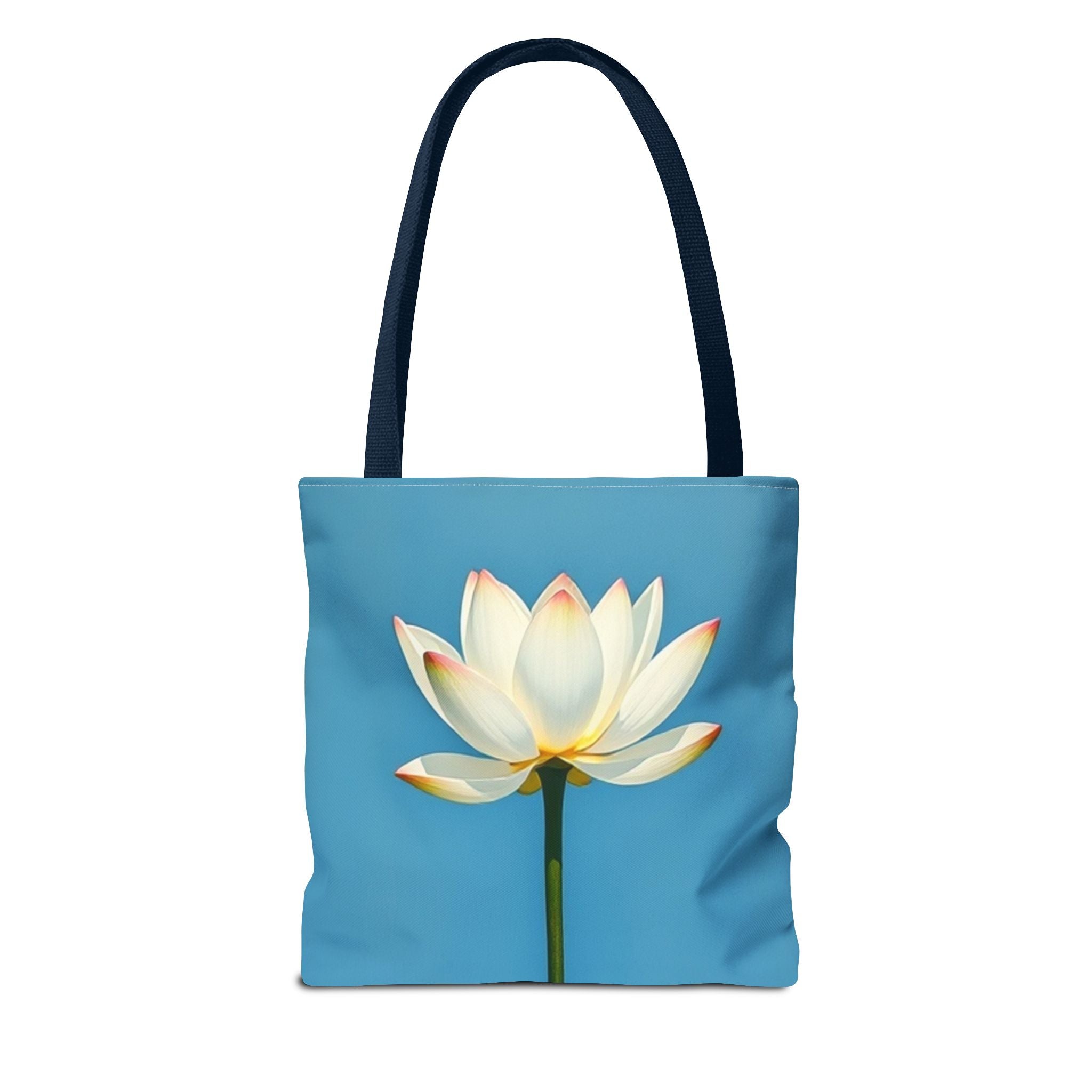 White Lily on Canvas Design - Tote Bag