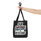 Our Existence Is Resistance Trans Protest Tote Bag