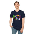 WTF Color Splash T-Shirt — Bold Rainbow Graphic Tee