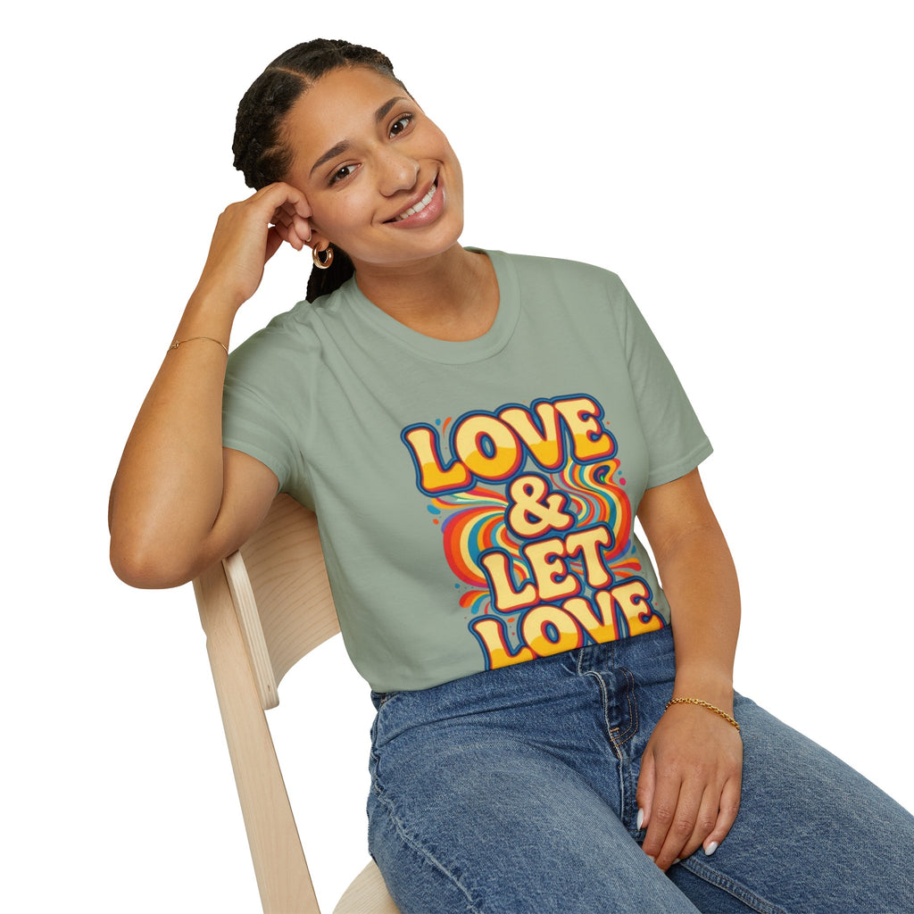 Love & Let Love Retro T-Shirt