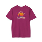 Unisex Softstyle T-Shirt - 'I'd Rather Be Camping' Adventure Tee
