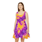 Tie-Dye Skater Dress - Perfect for Summer Outings & Festivals