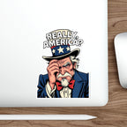 Die-Cut Stickers - Embarrassed Uncle Sam