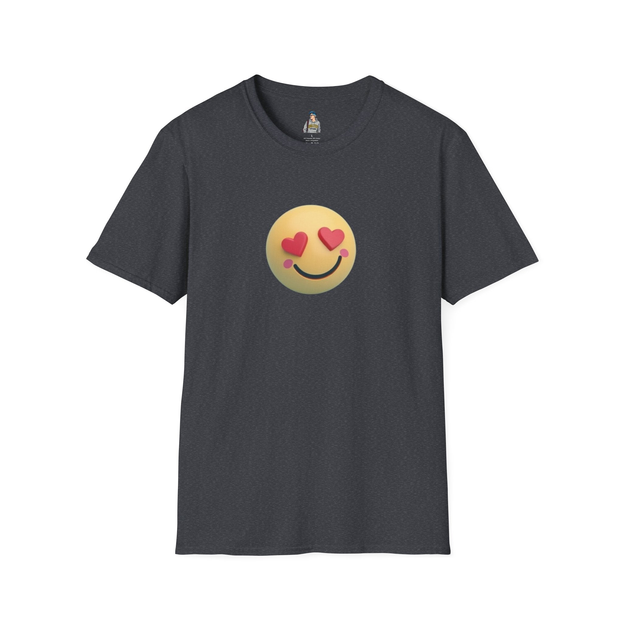 Heart Eyes Emoji - Unisex Softstyle T-Shirt