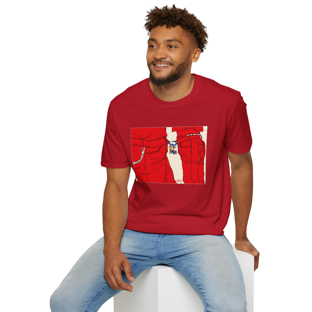 Red Jeans by Audrey Pride Tree Las Vegas T-Shirt
