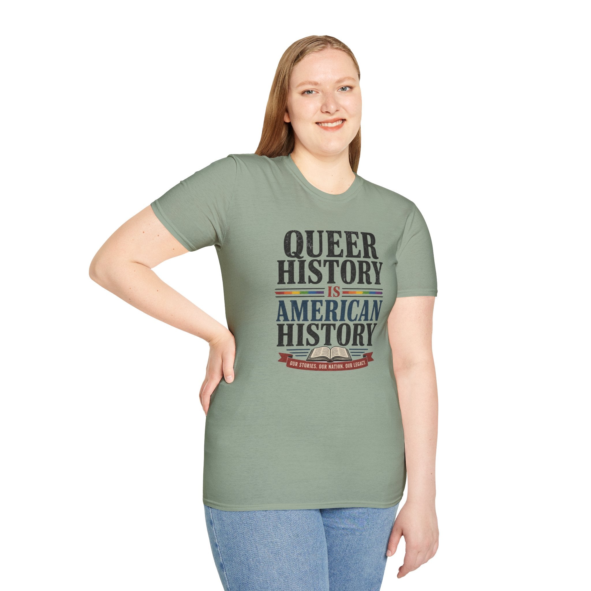 Queer History Is American — Graphic T-Shirt