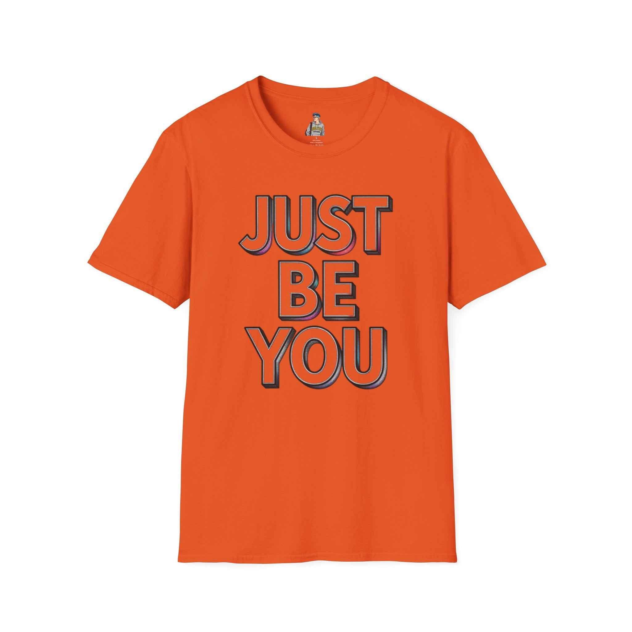 Just Be You T-Shirt — Inspirational Minimalist Graphic Tee