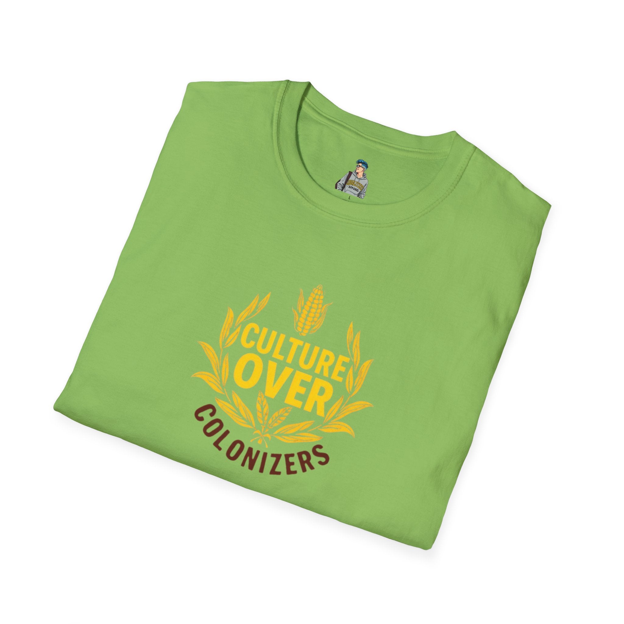 'Culture Over Colonizers' Unisex Softstyle T-shirt