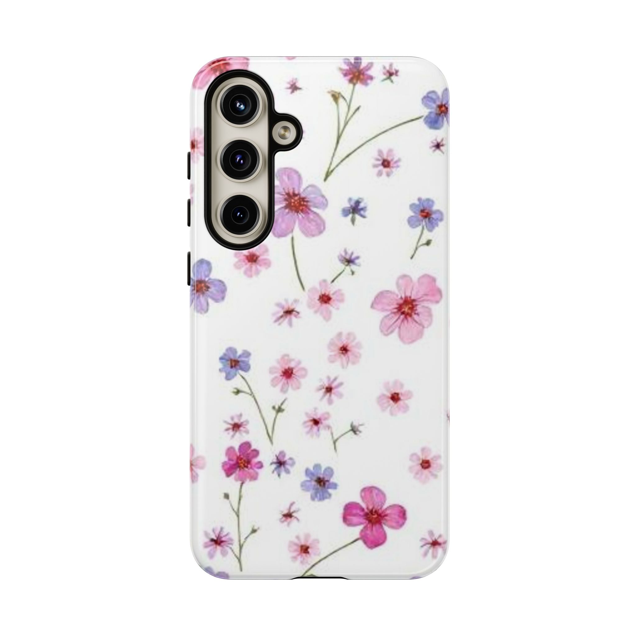 Pink Wildflower Tough Case for Android
