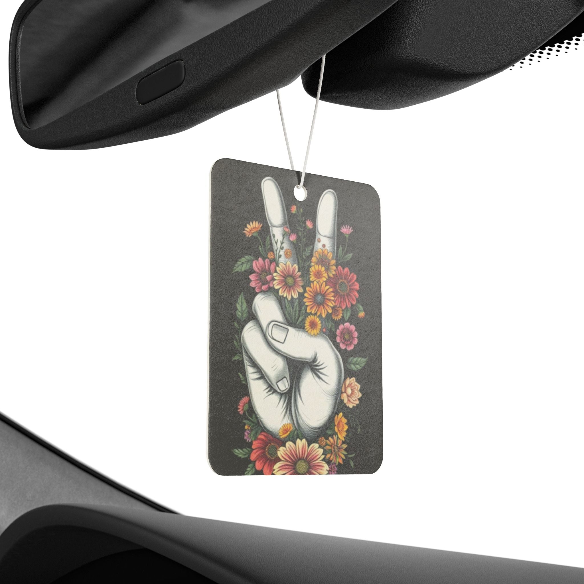 Grow Peace Car Air Freshener - Eclectic and Aromatic