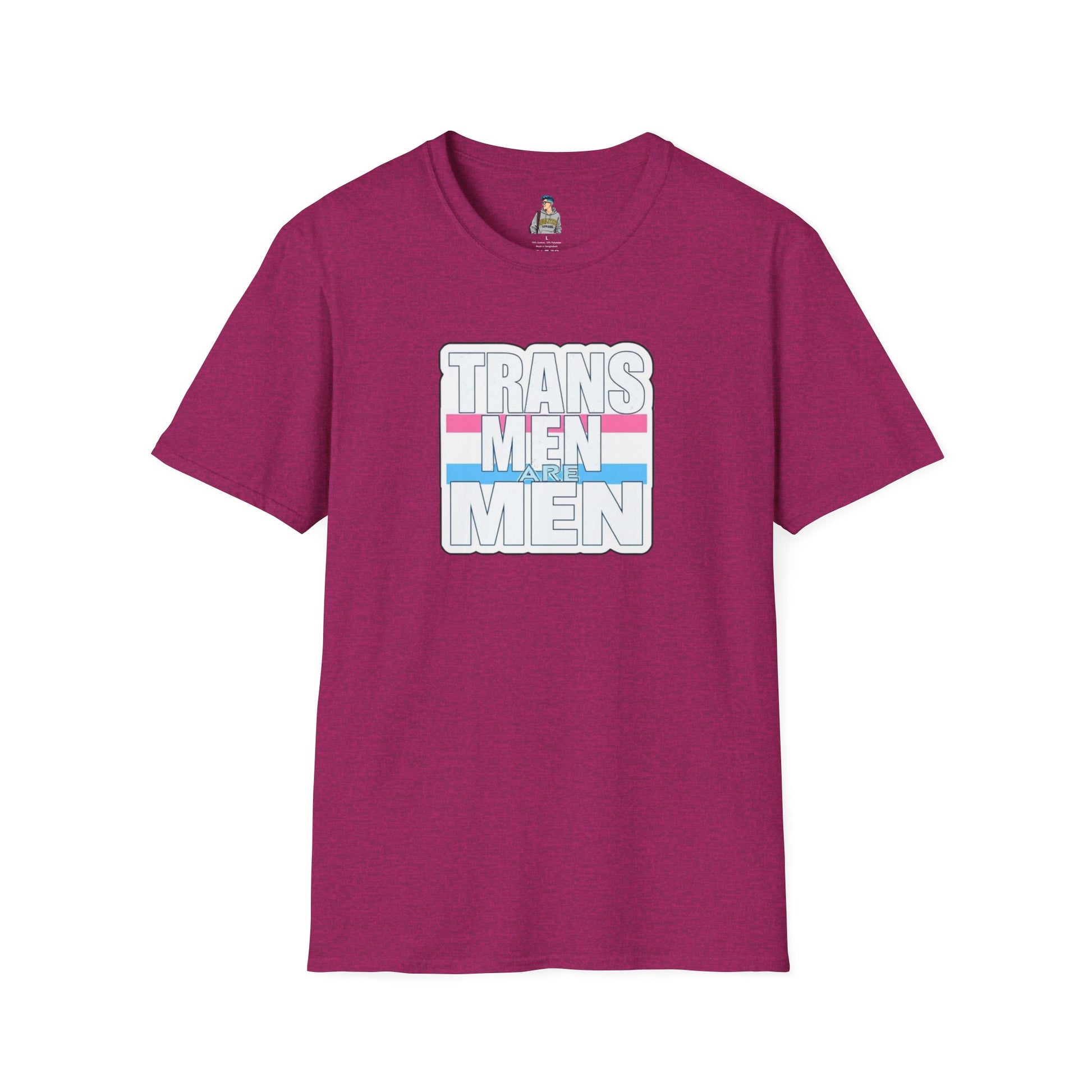 Unisex Softstyle T-Shirt - 'Trans Men Are Men' Statement Tee