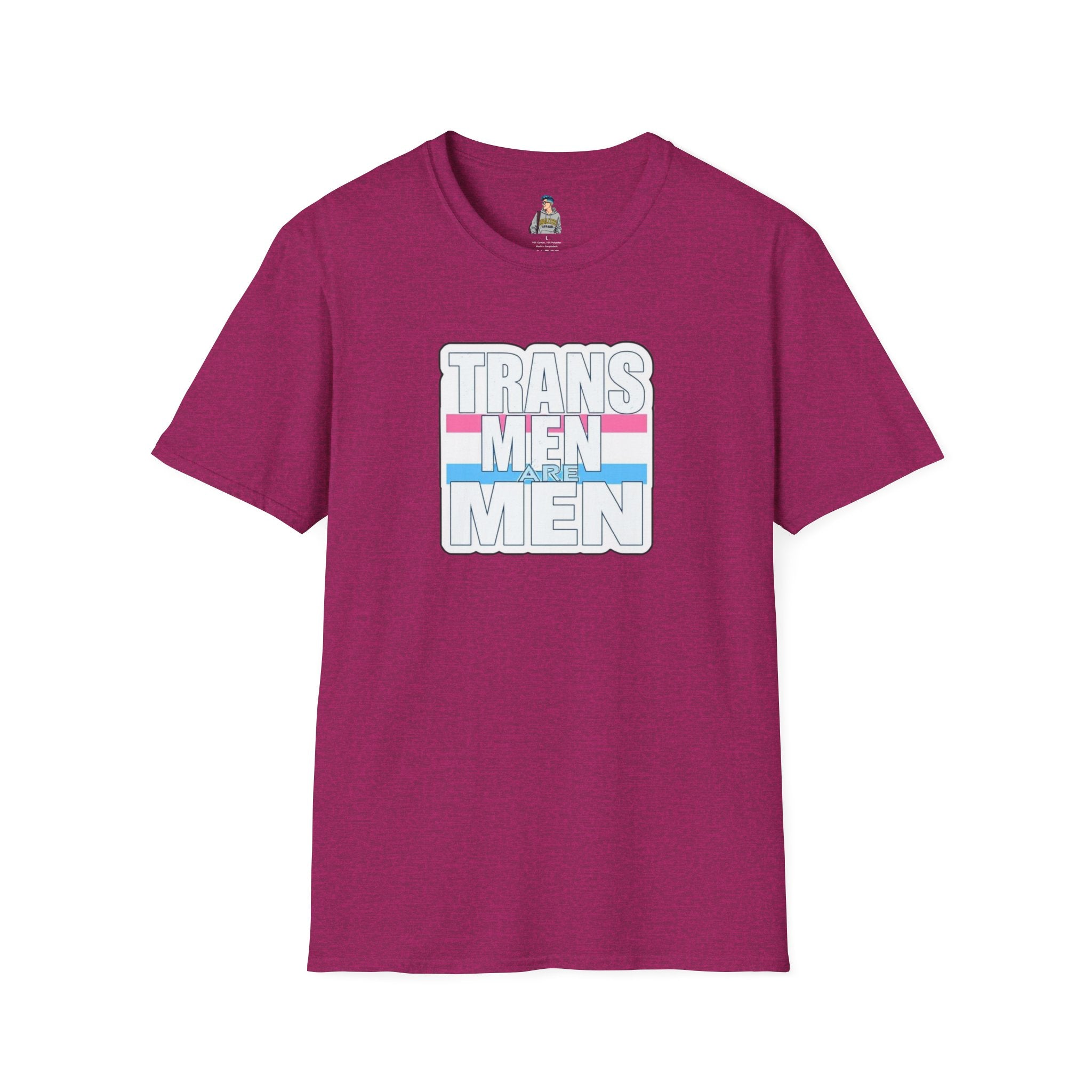 Unisex Softstyle T-Shirt - 'Trans Men Are Men' Statement Tee