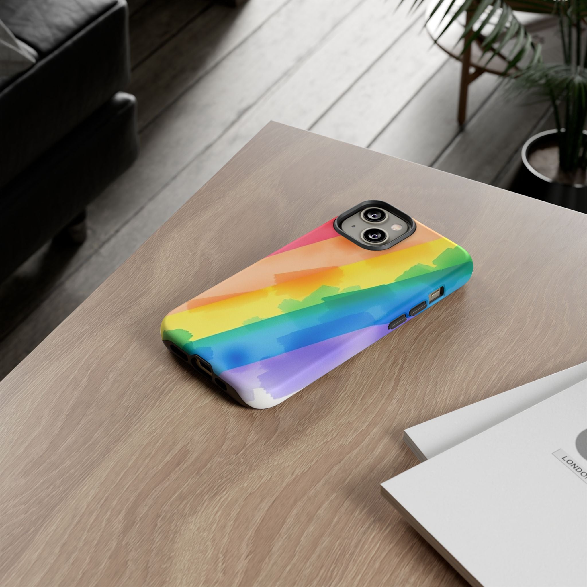 Rainbow Watercolor Art Tough Cases For Android & iPhone