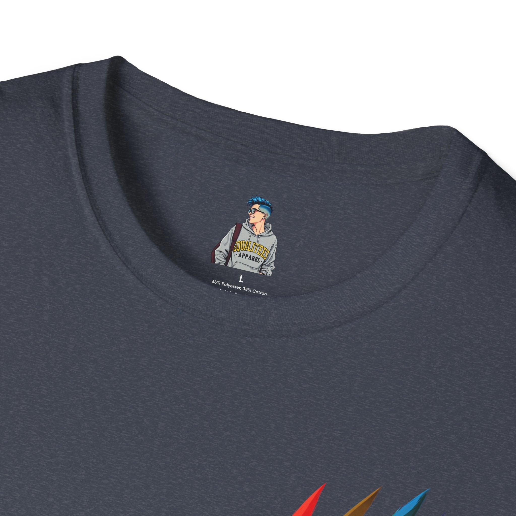 Rainbow Scratch Unisex Softstyle T-Shirt - Casual Comfort for All Occasions