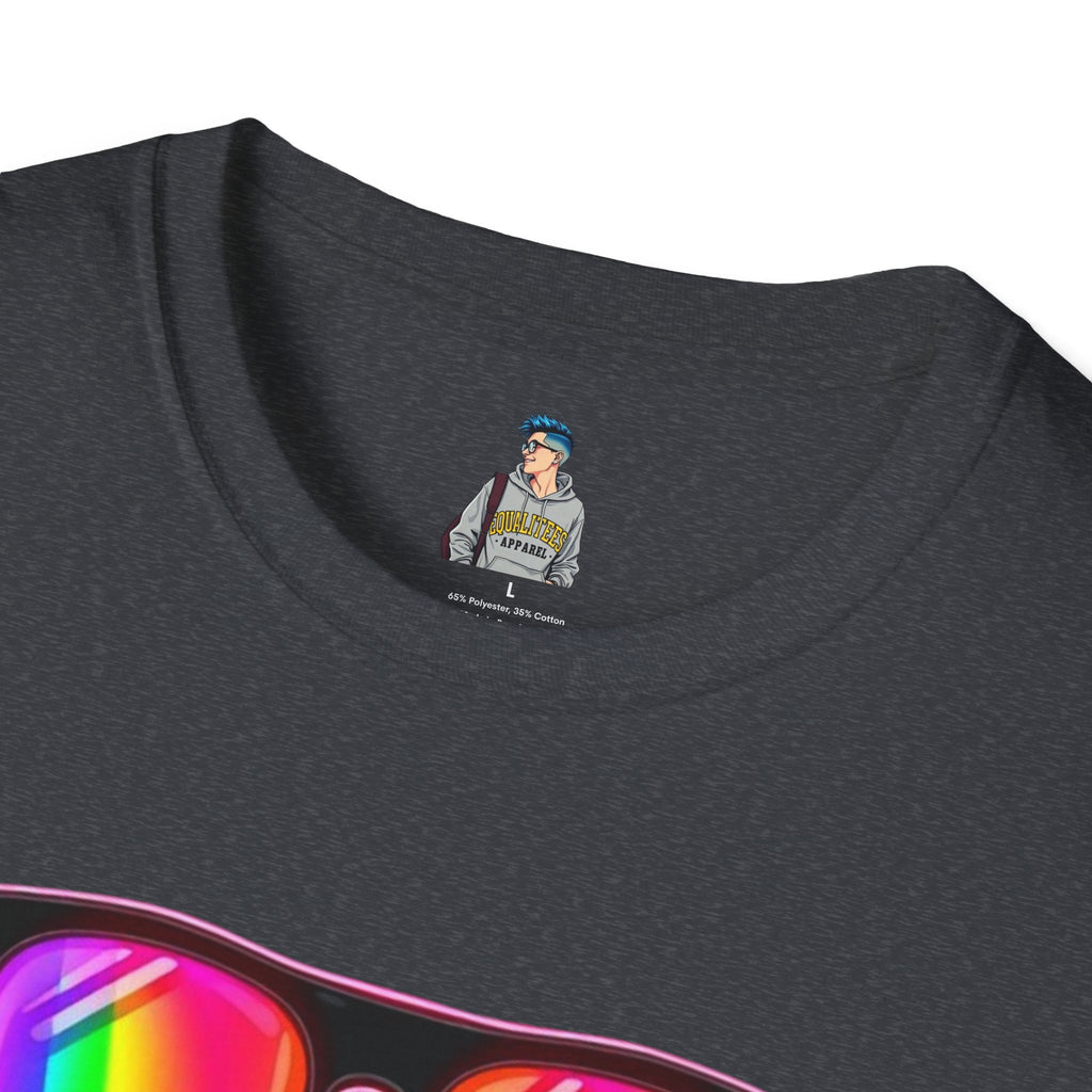 Rainbow Sunglasses Unisex t-shirt