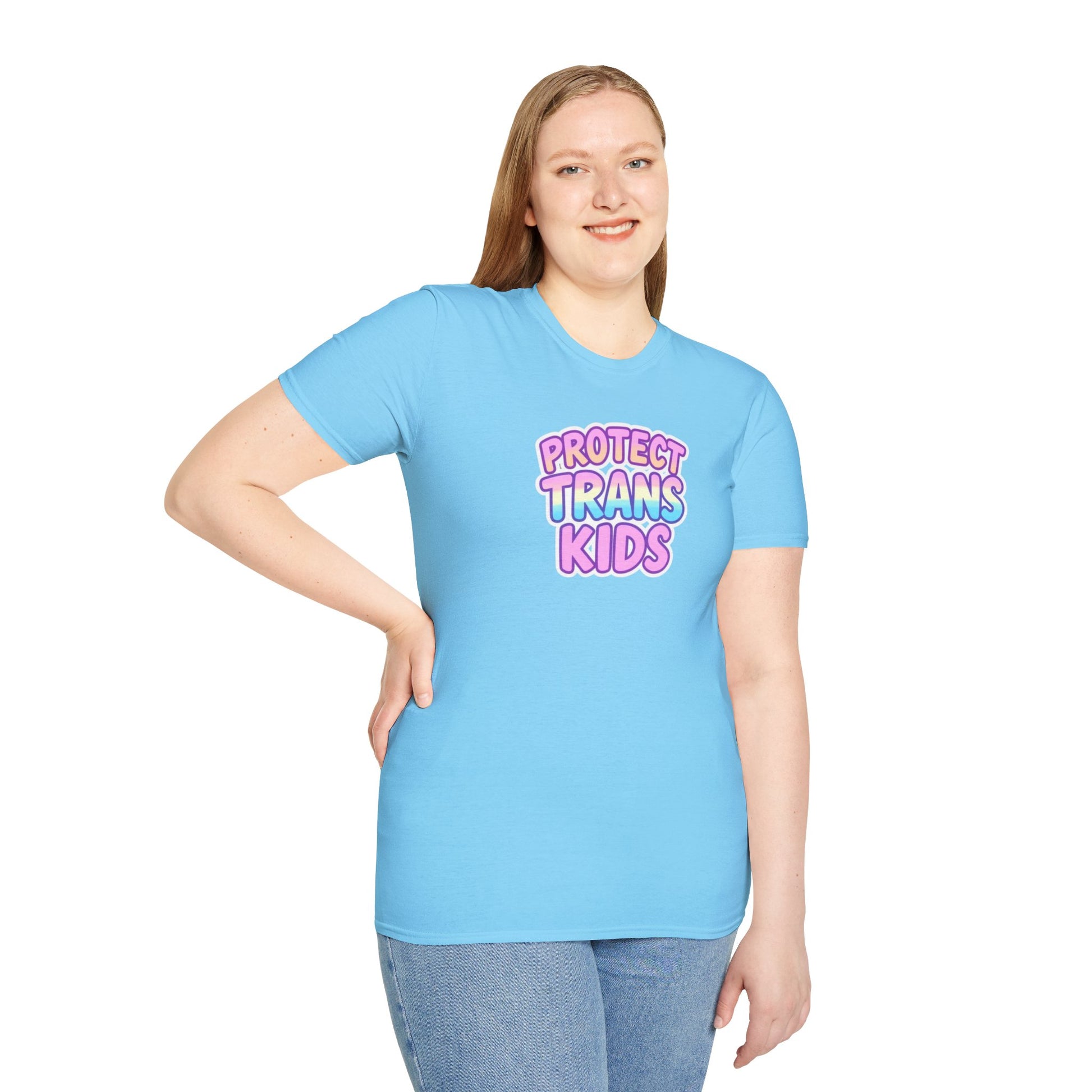 Unisex Softstyle T-Shirt - Protect Trans Kids Tee