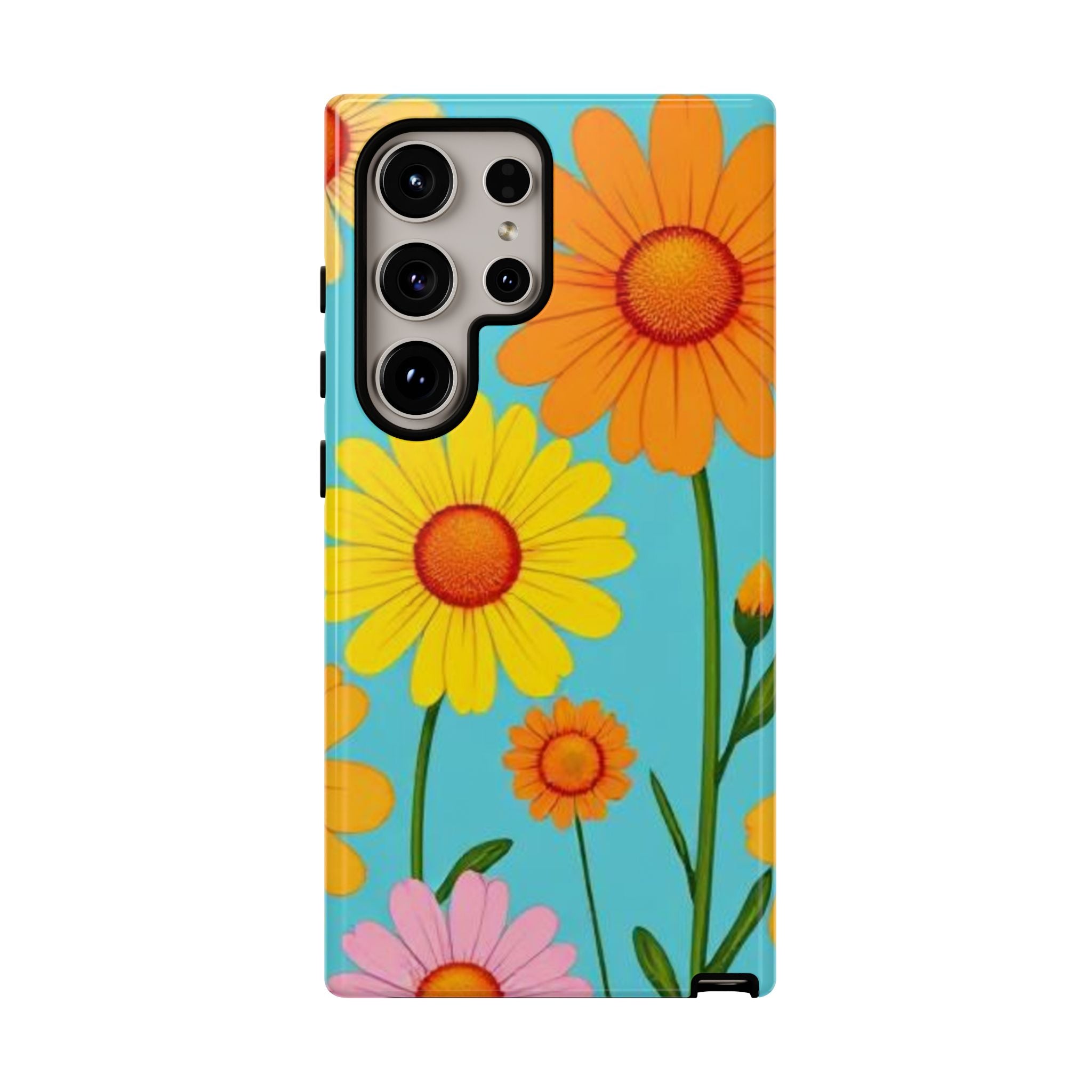Floral Daisy Tough Case for Android