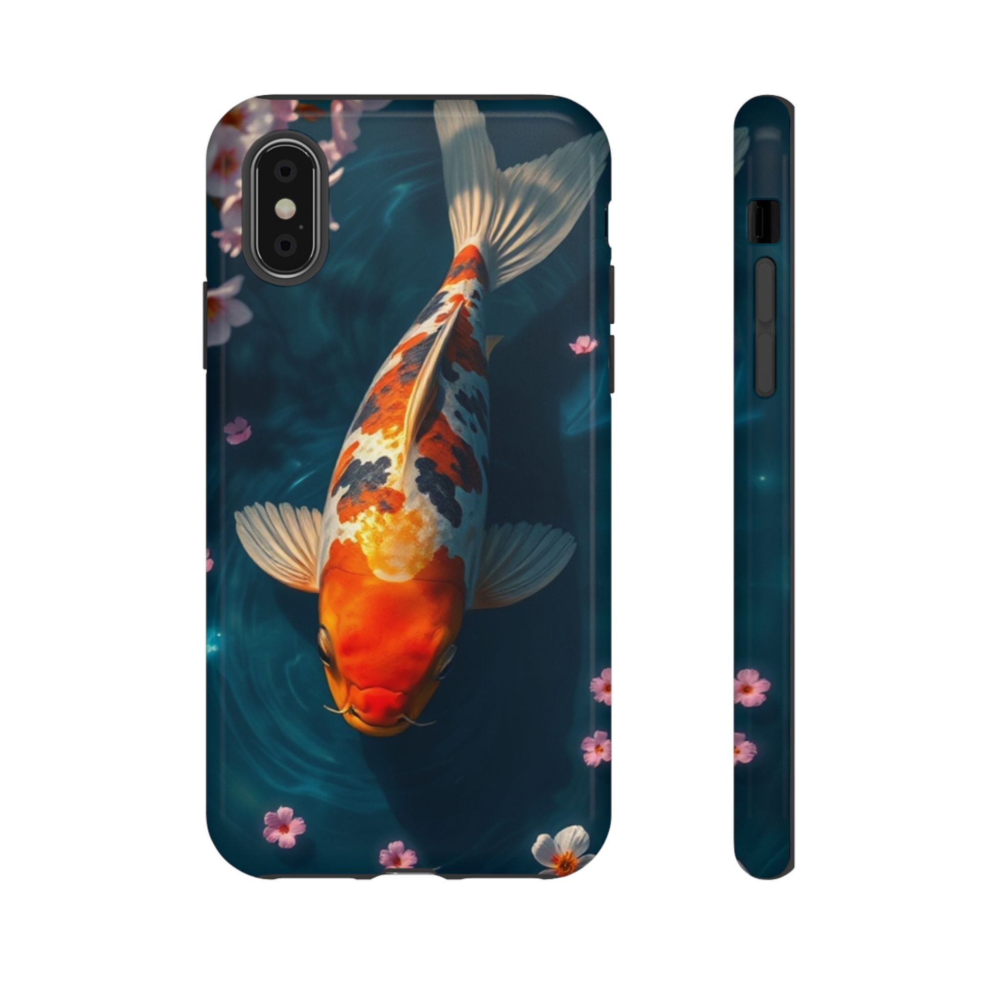 Peaceful Koi Cherry Blossom Tough Cases For Android & iPhone