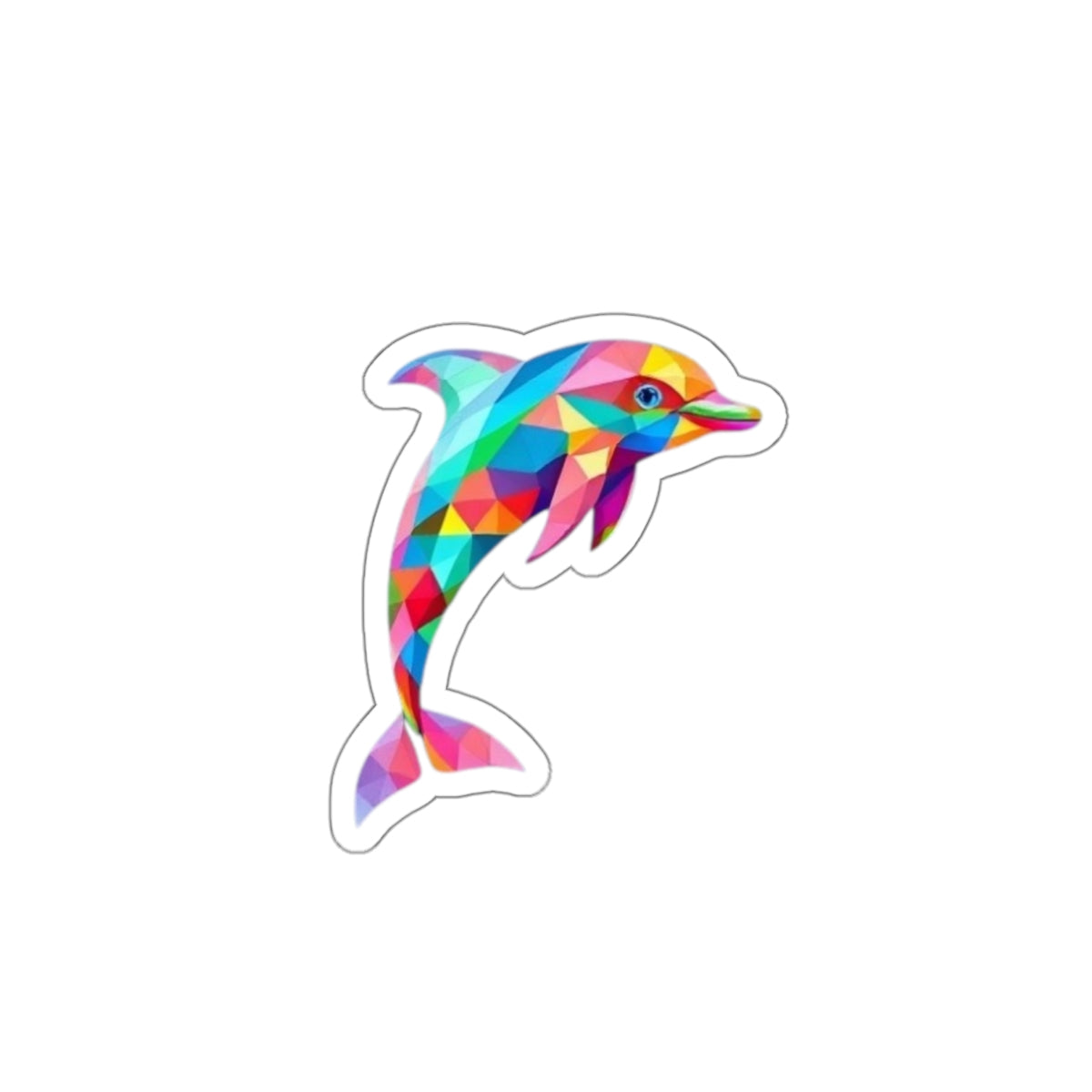 Die-Cut Stickers - Pride Dolphin