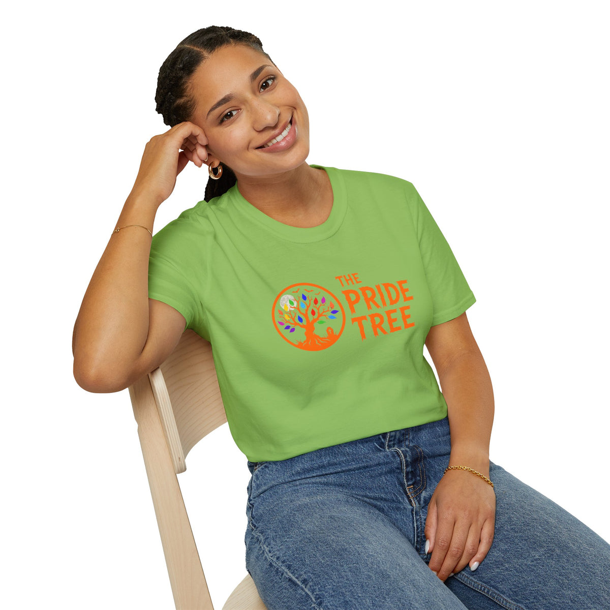Orange Halloween Logo Pride Tree T-Shirt