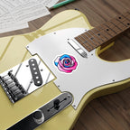Die-Cut Stickers - Rose - Trans Colors Outlined