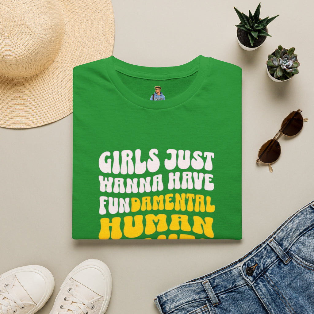Girls Just Wanna Have Fundamental Human Rights Unisex Softstyle T-Shirt