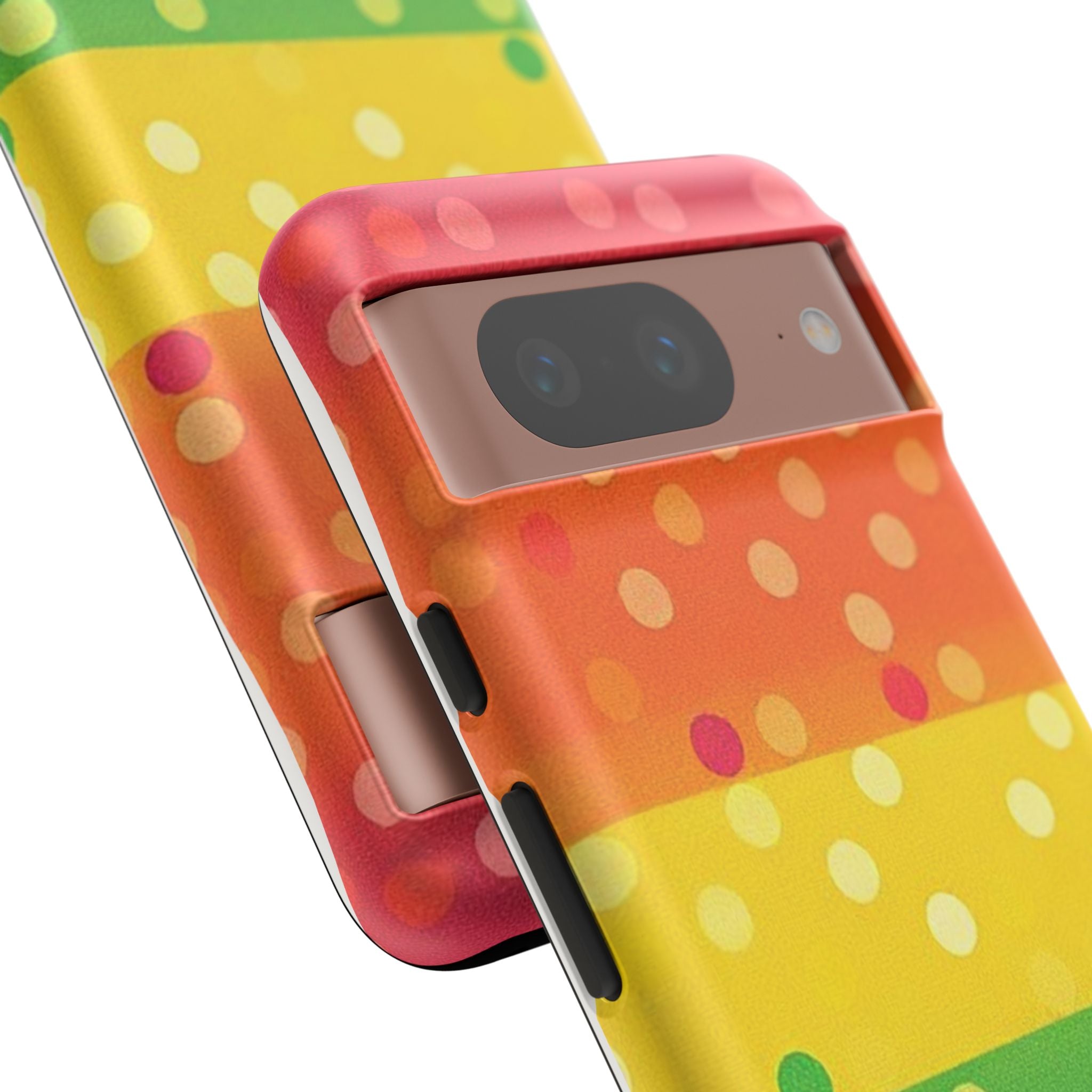 Rainbow Polka-Dot Tough Case for Android