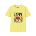 Juneteenth T-Shirt — "Happy Juneteenth" Celebration Tee