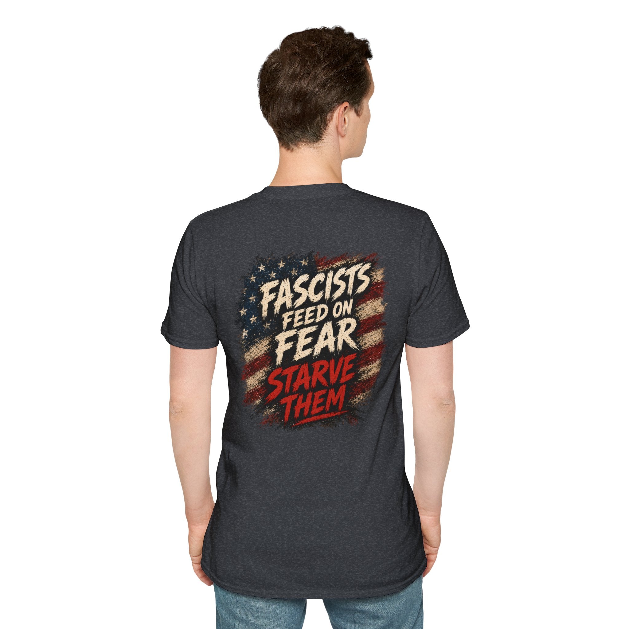 Patriots Don’t Stand For This T-Shirt — Statue of Liberty & Distressed Flag Graphic