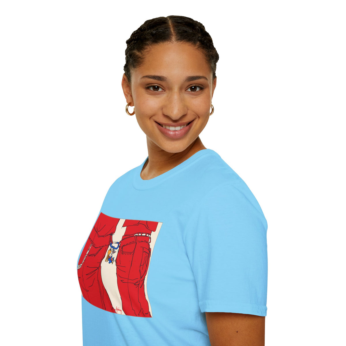 Red Jeans by Audrey Pride Tree Las Vegas T-Shirt