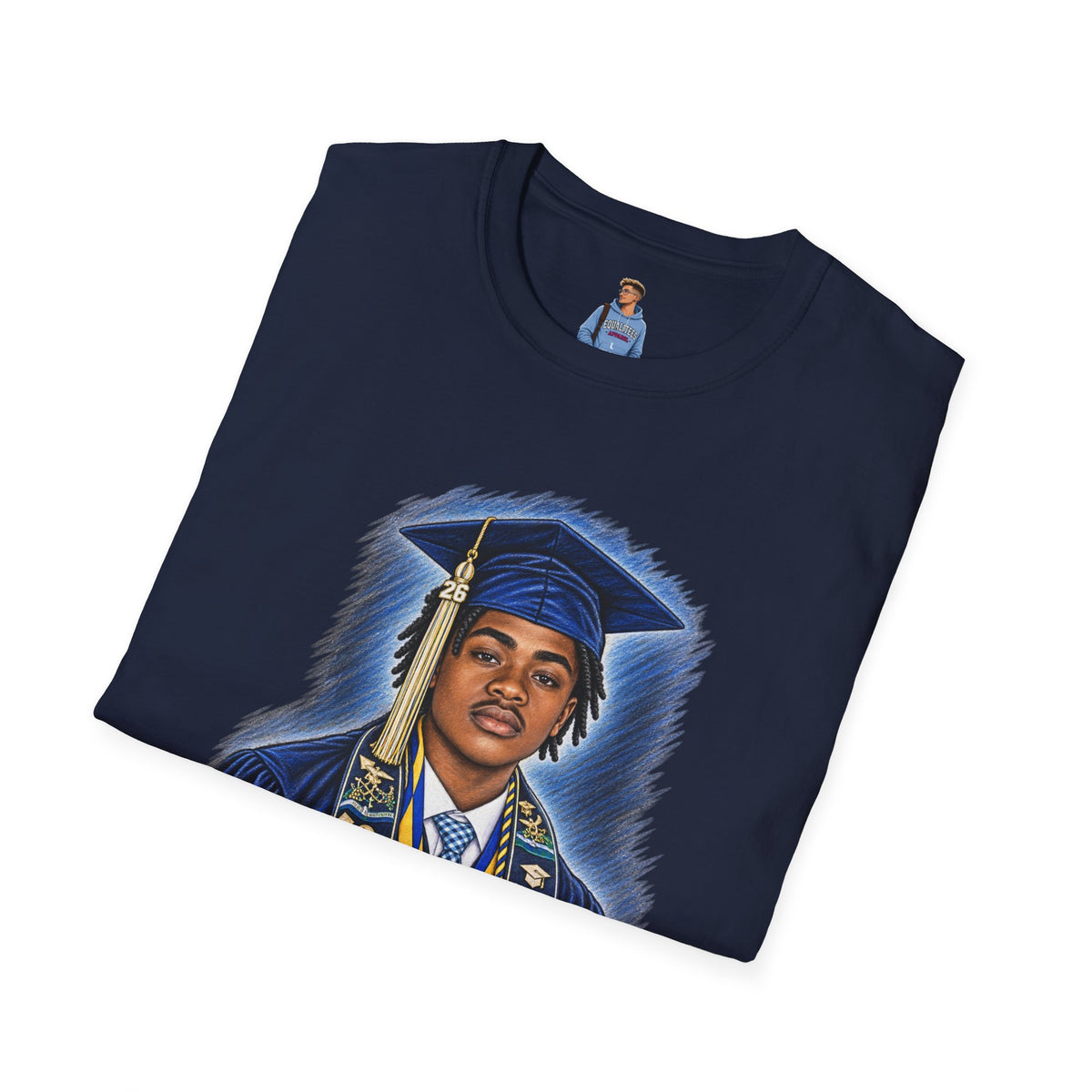 Portrait Front and Back - In Memory of Pierre Damas Bel T-Shirt