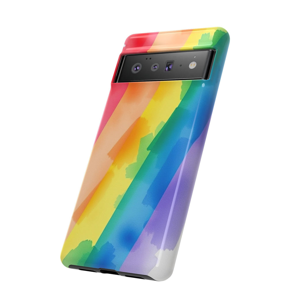 Rainbow Watercolor Art Tough Cases For Android & iPhone