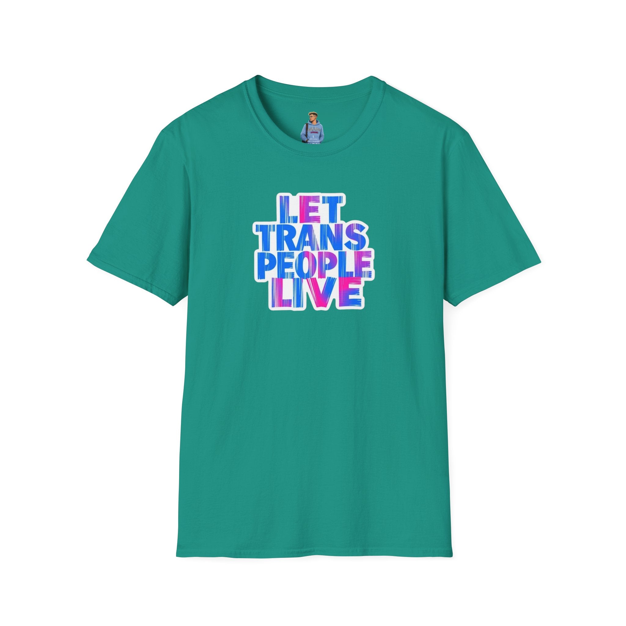 Let Trans People Live Unisex Softstyle T-Shirt